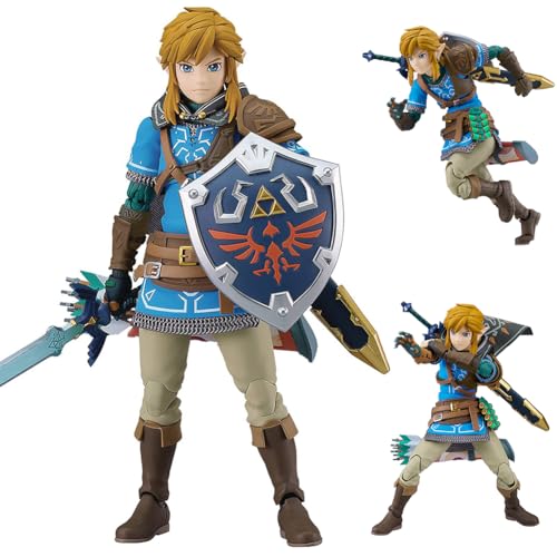 Link-Figur – 15 cm Super Action-Statue, Kampfhaltung, bewegliche Gelenke, Charaktermodell mit Zubehör, Desktop-Dekoration, Sammlerstück, Geschenke für Fans Link-Figur – 15 cm Super Action-Statue, Kampfhaltung, bewegliche Gelenke, Charaktermodell mit Zubehör, Desktop-Dekoration, Sammlerstück, Geschenke für Fans von Anjinguang