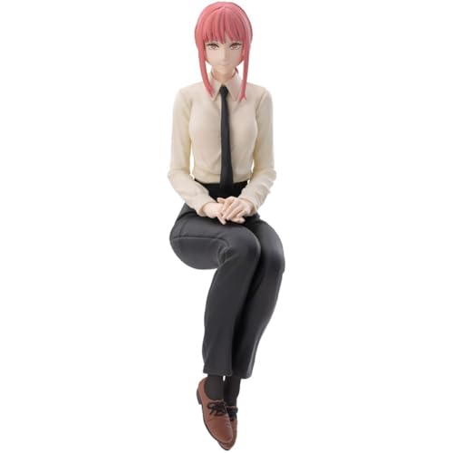 Makima Figur Statue Chainsaw Man Figur Anime Noodle Stopper Figure Makima Action Figurien Sitting Model PVC Desk Sammlung Geschenke 14cm von Anjinguang