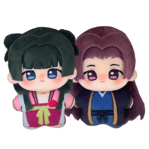 Maomao Plüschfigur Anime Maomao & Jinshi Plüsch-Anhänger, niedliches gefülltes Kissen, Cartoon-Figur, Taschendekoration, Geschenk, 10 cm, 2 Stück Maomao Plüschfigur Anime Maomao & Jinshi Plüsch-Anhänger, niedliches gefülltes Kissen, Cartoon-Figur, Taschendekoration, Geschenk, 10 cm, 2 Stück von Anjinguang