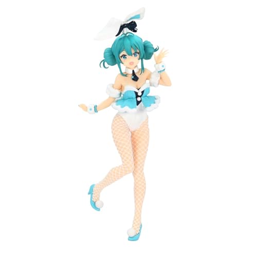 Miku Figur Anime Action Figure Miku White Bunny Model Statue Miku Figuren PVC Desktop Dekoration Spiel Charakter Sammlerstück Geschenk 30cm von Anjinguang