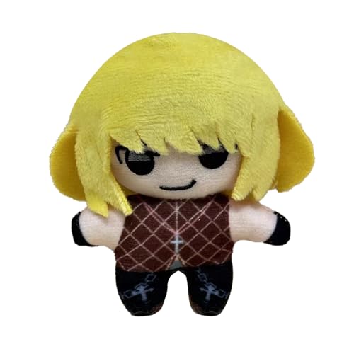 Misa Amane Plüsch-Anhänger, Anime, gefüllte Figur, helles Yagami, L, niedliches Cartoon-Wurfkissen, Taschenanhänger, Dekoration, 9 cm Misa Amane Plüsch-Anhänger, Anime, gefüllte Figur, helles Yagami, L, niedliches Cartoon-Wurfkissen, Taschenanhänger, Dekoration, 9 cm von Anjinguang