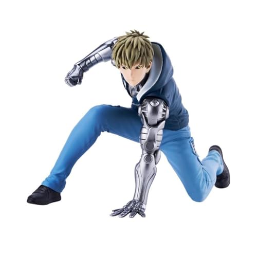 One Punch Man Figur Genos Anime Figur One Punch Man Actionfigur Statue PVC Modell Home Office Dekoration Manga Fans Sammlerstück 10cm von Anjinguang