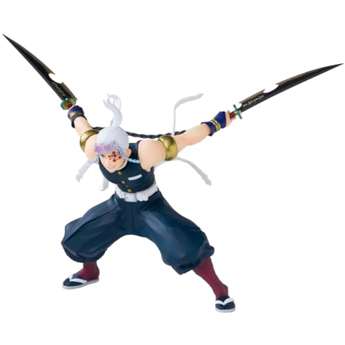 Uzui Tengen Action-Figur Anime-Charakter Figur Zwillingsschwert Kampf Position Figur Statue für Sammlung Anime Dekoration 15cm von Anjinguang