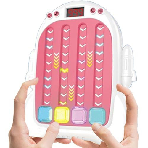 Anloximt Interaktive Rhythmus-Spielmaschine, Interaktive Rhythmus-Spielmaschine für Kinder, Pop-Fidget-Spiel, Rhythmus-Spiel für Kinder, musikalisches Herausforderungsspielzeug, schnelles von Anloximt