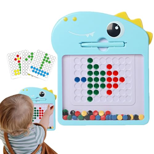 Anloximt Magnetische Schreibtafel für Kinder, magnetisches Zeichenbrett für Kleinkinder - Transparenter Magnet-Doodle-Pad | Lustiges magnetisches Zeichenbrett-Spielzeug für Mädchen und ab 3 Jahren, von Anloximt