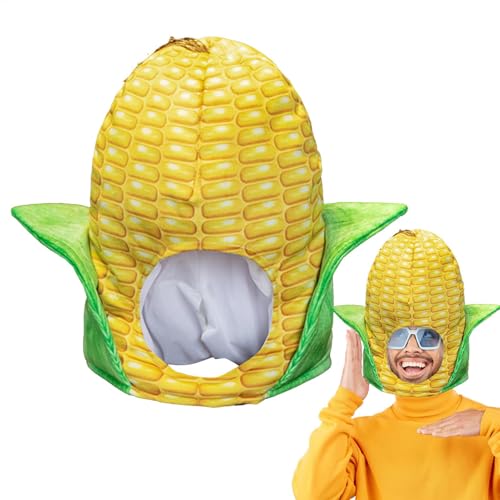 Anloximt Maiskolbenhut, Kid-Maishut - Corn Hat Lebensmittelbekleidung | Plüsch einzigartige kreative Bauernhaus Hut Cosplay Zubehör für Erntefeste von Anloximt