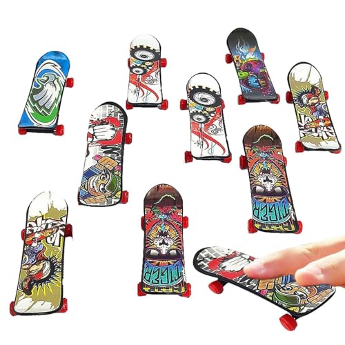 Anloximt Spielzeug-Skateboard-Finger | Lustige Finger-Skateboards für Kinder | Mini-Finger-Skateboard-Spielzeug-Skateboard-Finger-Spielzeug-Set Skateboard-Fingerspitzenbewegung Teen Adult Party Favor von Anloximt