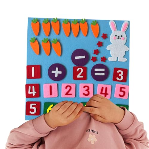 Filzbrett -Zählspielzeug - Lehrhilfen - Additions- Und Subtraktionstafel - Für Kinder, Filz, Mathematik, Addition Und Subtraktion, Lehrspielzeug, Früherziehung von Anloximt