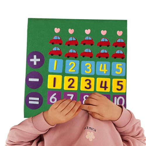 Filzbrett -Zählspielzeug - Lehrhilfen - Additions- Und Subtraktionstafel - Für Kinder, Filz, Mathematik, Addition Und Subtraktion, Lehrspielzeug, Früherziehung von Anloximt