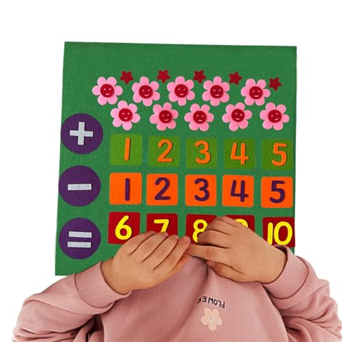 Filzbrett -Zählspielzeug - Lehrhilfen - Additions- Und Subtraktionstafel - Für Kinder, Filz, Mathematik, Addition Und Subtraktion, Lehrspielzeug, Früherziehung von Anloximt