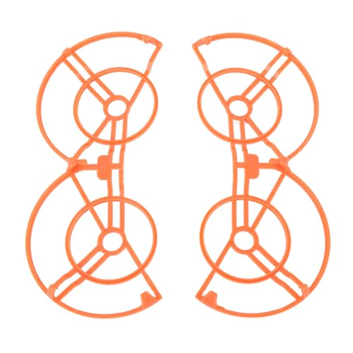 Annadue 2pcs Drohnenpropellerwache für Neo Drohne, Anti Kollision Drohnen Propeller Schlagschutz Drohnen Blätter Stoßfänger (ORANGE) von Annadue