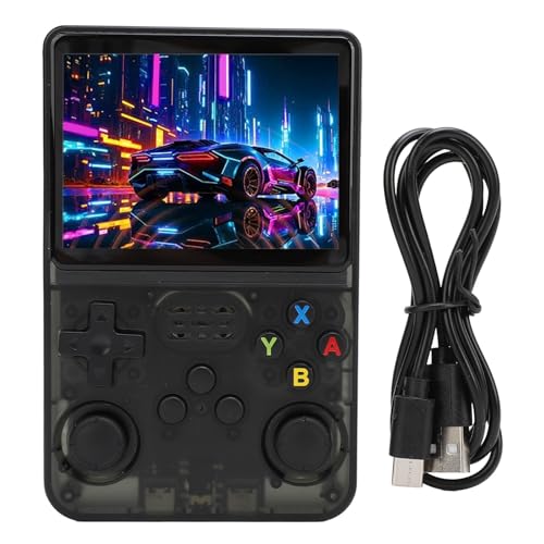 Retro Handspielkonsole, 3,5 Zoll IPS Bildschirm, 640 X 480, RK3326 Quad Core, 3000 MAh, Open Source Dual System, Unterstützt 6 Stunden Gaming. (128G) von Annadue