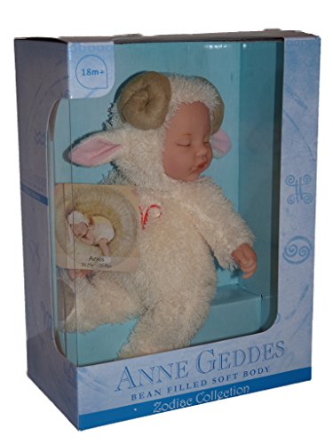 Anne Geddes Zodiac Collection Aries Baby Puppen - Bean Filled Soft Body / Tierkreis Widder von Anne Geddes