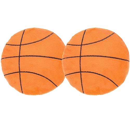 Anneome 2pcs Basketball Plüsch Fliegende Disc Outdoor Fang Spielzeug Im Freien Fliegende CD Spielzeug Für Haustiere Kinder Erwachsene von Anneome