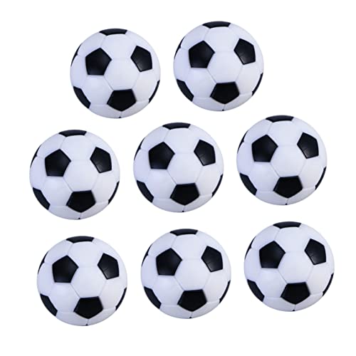 Anneome 8St Tischfußball kunststoffball Table Soccer Fußballspiel fußballkickertisch Football Table fußballtisch Fußball Ball Fußball aus Schaumstoff Fußballbälle Mini-Ersatzfußbälle Black von Anneome