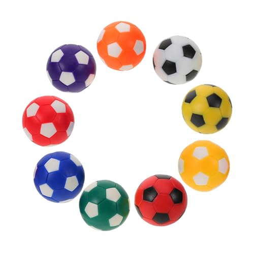 Anneome 9St Kicker Zubehör Tischspiel Fußbälle Tischfußball Mini-Fußball Kickertischteil Fußball- für den Schreibtisch Schreibtisch-Fußbälle Fußballball für Erwachsene Plastik von Anneome