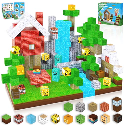 Annexfun Magnetic Blocks-100PCS Magnetic Building Blocks von Annexfun