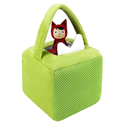 Annmore Tasche für Tonies Box, mit Schutzhülle für Toniebox Lautstärketaste, Sturzsicher und Staubgeschützt, Aufbewahrungbeutel für Toniebox, Geschenk Jungen 3-5 Jahren, Grün von Annmore