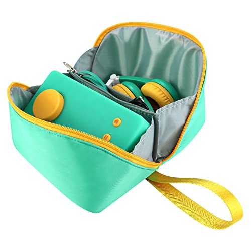 Tasche für Lunii Geschichtenfabrik, Schutzhülle für Lunii Geschichtenbox, Tasche für Octave Kopfhörer, Grün von Annmore