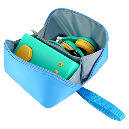 Tasche für Lunii Geschichtenherstellung, Schutzhülle für Lunii Geschichtenbox, Tasche für Kopfhörer mit Octav-Audio, Organizer für Spielzeug für Kinder, Geschichte, 3 bis 8 Jahre, Blau von Annmore