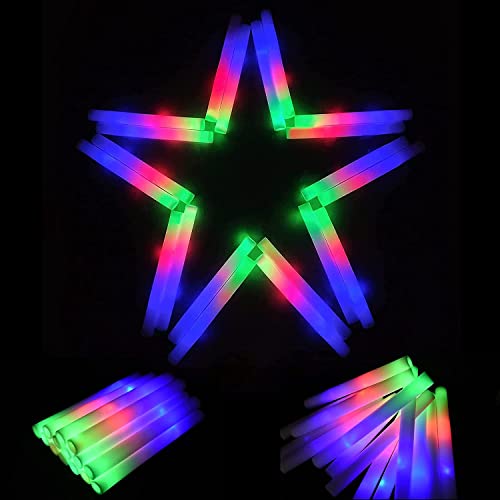 Anosuwa 192 Stück Led Schaumstoff Leuchtstab,Leuchtstab für Konzerte,Led Spielzeug Kinder,knicklichter party set party led spielzeug kinder,Für Hochzeiten, Partys,Geburtstage,Feste von Anosuwa