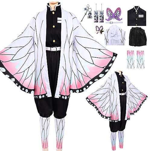 Ansamy Cosplay Kostüm, Cosplay Kostüm Set, Anime Outfit für Kinder Erwachsene Halloween von Ansamy