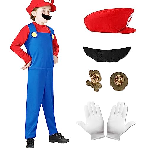 Ansamy Cosply Kostüm Herren, Faschingskostüme Kinder Erwachsene, Herren Kostüm Karneval Cosplay Outfit für Halloween Karneval Faschingskostüme (Grün(Kinder) 2, L) von Ansamy