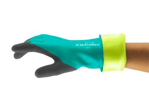 Ansell 58735070 AlphaTec® Chemiekalienhandschuh Größe (Handschuhe): 7 EN 388:2016, EN 407:2020, E von Ansell