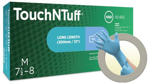 Ansell TouchNTuff 92665070 100 St. Nitril Einweghandschuh Größe (Handschuhe): S, 6.5, 7 EN 21420:2 von Ansell