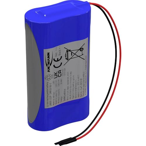 Ansmann 1S2P Akkupack 2X 18650 Kabel Li-Ion 3.6 V 5100 mAh von Ansmann