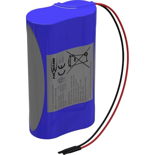 Ansmann 2S1P Akkupack 2X 18650 Kabel Li-Ion 7.2 V 3350 mAh von Ansmann