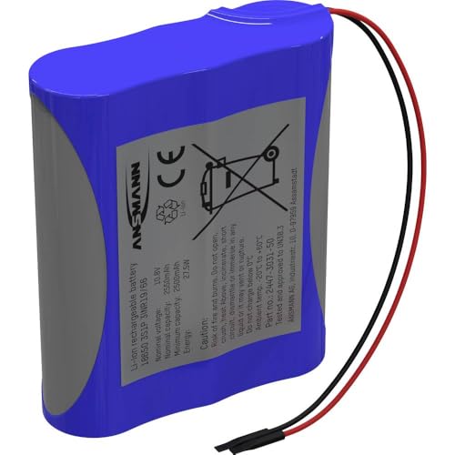 Ansmann 3S1P Akkupack 3X 18650 Kabel Li-Ion 10.8 V 2550 mAh von Ansmann