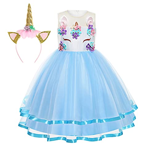 AntDiseno Princess Dress Up for Girls Princess Costume for Kids Birthday Party Halloween Christmas von AntDiseno