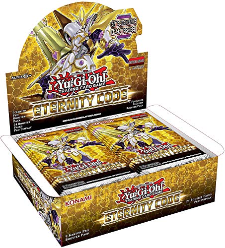 a YuGiOh! Eternity Code Booster Display | DEUTSCHE Ausgabe | NEU & OVP | Yu-Gi-Oh Karten | + Arkero-G 100 Small Soft Sleeves von Antec