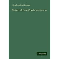 Wörterbuch der ostfriesischen Sprache von Antigonos Verlag