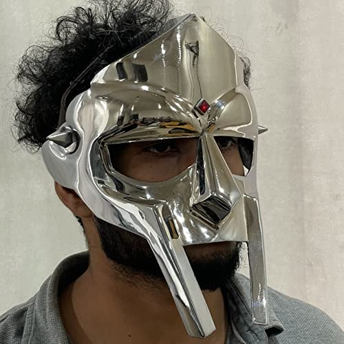 Special Order MF DOOM Mask Mad-villain Mild Steel Face Armour Medieval Hand Forged Doom Mask Tribute to MF Doom! von Antique Collection