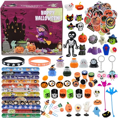 Antsparty 120 Stück Halloween-Geschenk für Kindergeburtstag, Halloween-Dekoration, Spielzeug, Geschenk für Kindergeburtstag, Geburtstagsgeschenke für Jungen und Mädchen, Halloween, Spielzeug, Geschenk von Antsparty