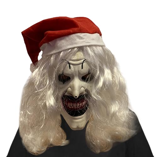 Antsparty Art the Clown Maske Halloween Horror Maske, Scary Killer Clown Maske für Damen und Herren Halloween Cosplay von Antsparty