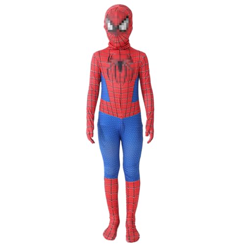 Antsparty Super Kostüm Kinder, Super Cosplay Kostüm mit Maske Super Bodysuit für Jungen, Kinder Anime Anzug Jumpsuit für Karneval Halloween Cosplay von Antsparty