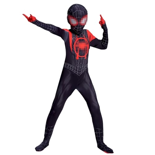 Antsparty Super Kostüm Kinder, Super Cosplay Kostüme mit Maske Super Bodysuit für Jungen, Anime Anzug Jumpsuit für Karneval Halloween Cosplay von Antsparty