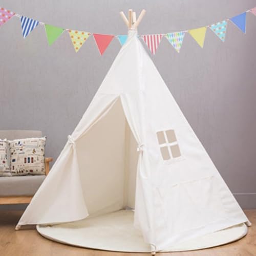 Anttyscar Kinder Tipi Zelt,Sternen klassisches indisches Spielzelt für Kinder,Kinderzelte aus für Mädchen und Jungen mit Tragetasche,faltbares Spielhaus für drinnen oder draußen von Anttyscar