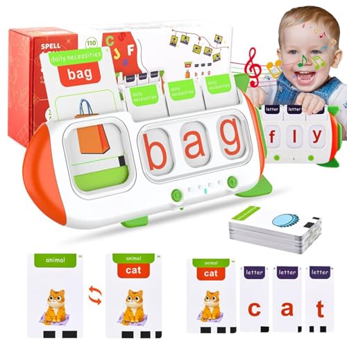 Flash Cards Machine Learning, Sound Learning Toys | Lernkarten Hörbare Klangmaschine, 162 Karten Pocket Speech Buddy Lernspielzeug Interaktives Lernspielzeug für Flash Cards Machine Learning, Sound Learning Toys | Lernkarten Hörbare Klangmaschine, 162 Karten Pocket Speech Buddy Lernspielzeug Interaktives Lernspielzeug für von Anulely