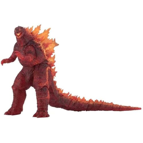 Anyhot 18 cm Anime Figur 2019 Godzilla King of The Monsters Burning Godzilla Umliegende Actionfiguren Dinosaurier Sammler Modell Statue Spielzeug von Anyhot