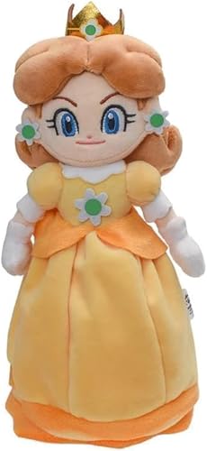 Anyhot 26 cm Prinzessin Peach Plüschtier Prinzessin Daisy Plüsch Puppe Spielzeug Geschenke für Kinder (Prinzessin Daisy) von Anyhot