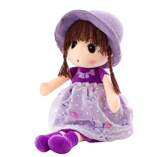 Anyhot Flauschige Prinzessin Fee Puppe 45cm, Mädchen Weiche Plüsch Schöne Stoffpuppe, Plüschspielzeug Für Kinder Mädchen Geschenke von Anyhot