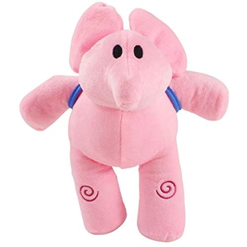 Anyhot Pocoyo Plüschtiere, Pocoyo Elly Pato Nina Sleepy Bird Loula Gefüllte weiche Puppen (Elly-Elefant) von Anyhot