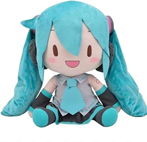 Gefüllte Plüschpuppe, Ultraweiches Spielzeug, Anime Hatsune Miku Plüschfigur, Snow Hatsune Miku Serie Plüschtier, Weiches Plüschtier für Mädchen und Jungen, 32 cm Gefüllte Plüschpuppe, Ultraweiches Spielzeug, Anime Hatsune Miku Plüschfigur, Snow Hatsune Miku Serie Plüschtier, Weiches Plüschtier für Mädchen und Jungen, 32 cm von Anyhot