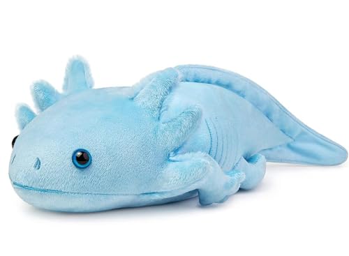 Kuscheltier Blau Axolotl Plush Plueschtier Stofftier Spielzeug Pluesch Plüsch Kinder Kawaii Pillow Cute Für Mädchen Deko Toys Plueschtiere Plushie Toy Weihnachten Geschenk 45CM von Anyhot