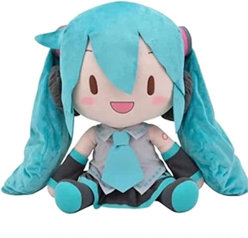 Plüschpuppe, Gefülltes Plüschtier, Ultraweiches Spielzeug, Anime Hatsune Miku Plüschtierserie Snow Hatsune Miku Plüsch Gefüllte Weiche Plüschpuppe Für Mädchen Jungen, Süßes Weiches Umarmen(32cm) von Anyhot