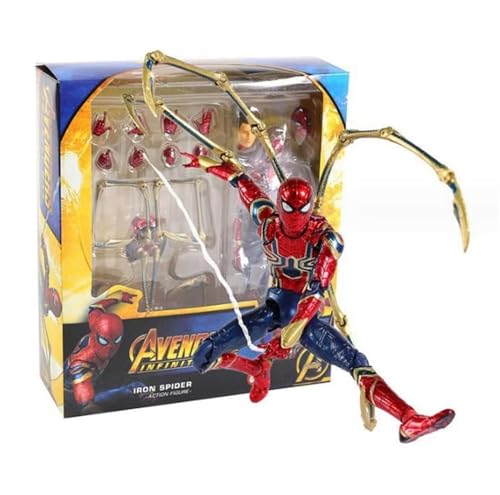 Spielzeug für Kinder Action Avengers Infinity War Eisen Spinne Statue Spiderman PVC Sammelfiguren Superheld Puppe Spielzeug Modell (Color : 14cm) von Anyhot